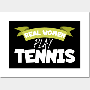 Real women play tennis Posters and Art